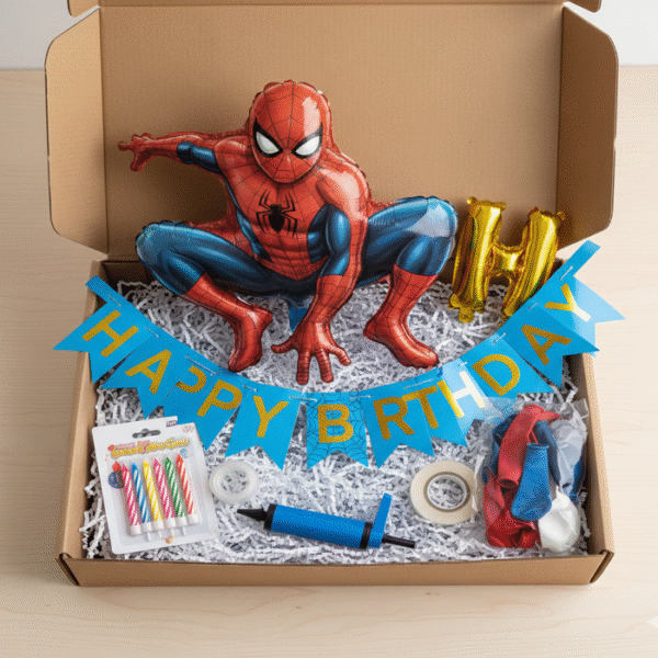 بوكس عيد ميلاد سبايدرمان مناسب للاطفال