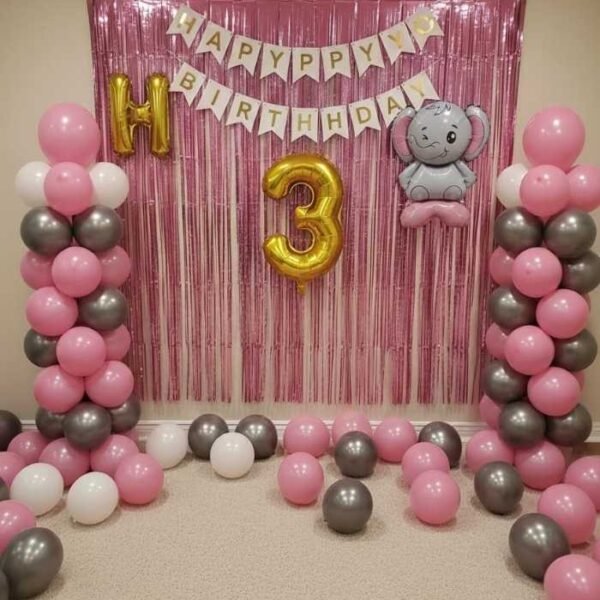 بوكس عيد ميلاد بناتي لون بينك